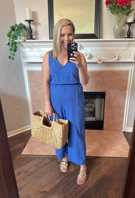 Size small jumpsuit and sandals fit true to size. 20% off all dresses, jumpsuits and sandals at Target with the circle app through Saturday! 

Spring outfits, vacation outfits, Easter, Easter dress, Target style, Target, resort wear, sandals

#LTKFind #LTKtravel #LTKshoecrush