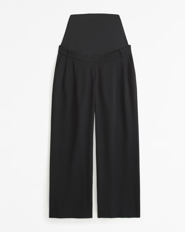Women's Maternity A&F Sloane Tailored Pant | Women's Bottoms | Abercrombie.com | Abercrombie & Fitch (US)