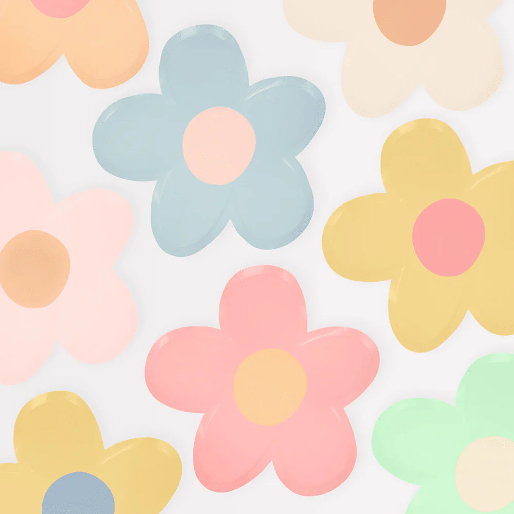 Meri Meri Daisy Shaped Plates | Shop Sweet Lulu
