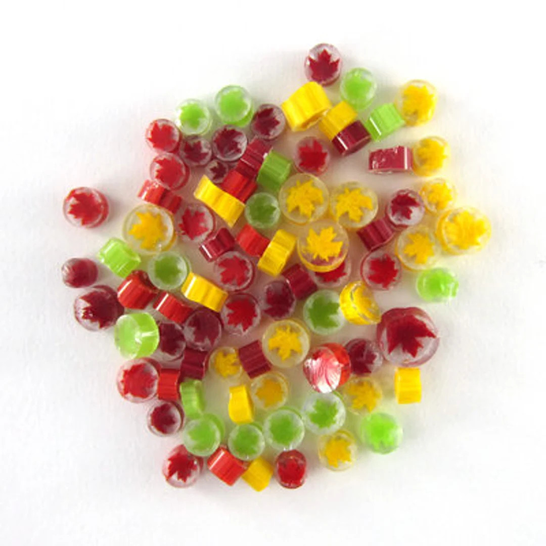 Autumn Leaves Assortment 0.5 Oz Precut 96 COE Fusable Glass - Etsy | Etsy (US)