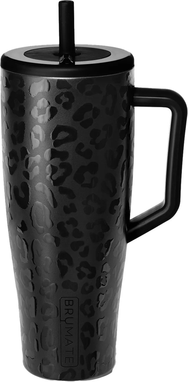 BruMate Era 40 oz. Straw Tumbler with Premium Finish, Onyx Leopard Black | Golf Galaxy