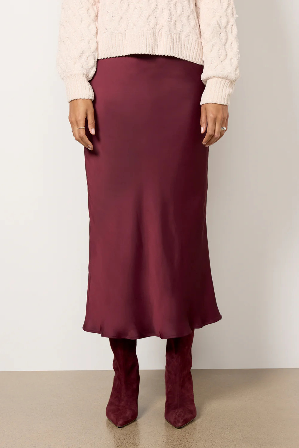 Maddie Satin Skirt | Evereve