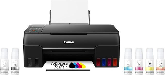 Canon PIXMA G620 Wireless MegaTank Photo All-in-One Printer [Print, Copy, Scan], Black,Works with... | Amazon (US)