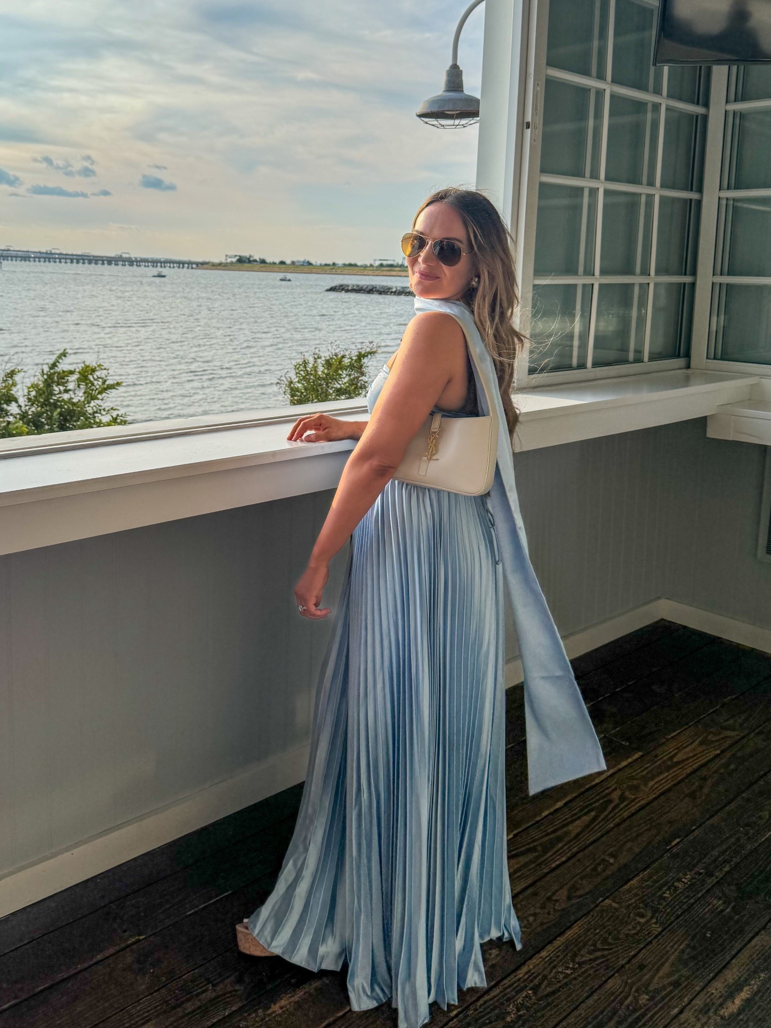 Blue Satin Pleated Dress Wedding Guest.
Wearing size small. Blue is sold out from These Three Boutique so linked yellow and similar! 🩵

#LTKWedding #LTKSeasonal #LTKStyleTip