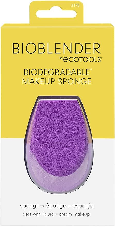 EcoTools, BioBlender by Natural Makeup Blender Beauty Sponges for Liquid and Cream Foundation, Pu... | Amazon (US)