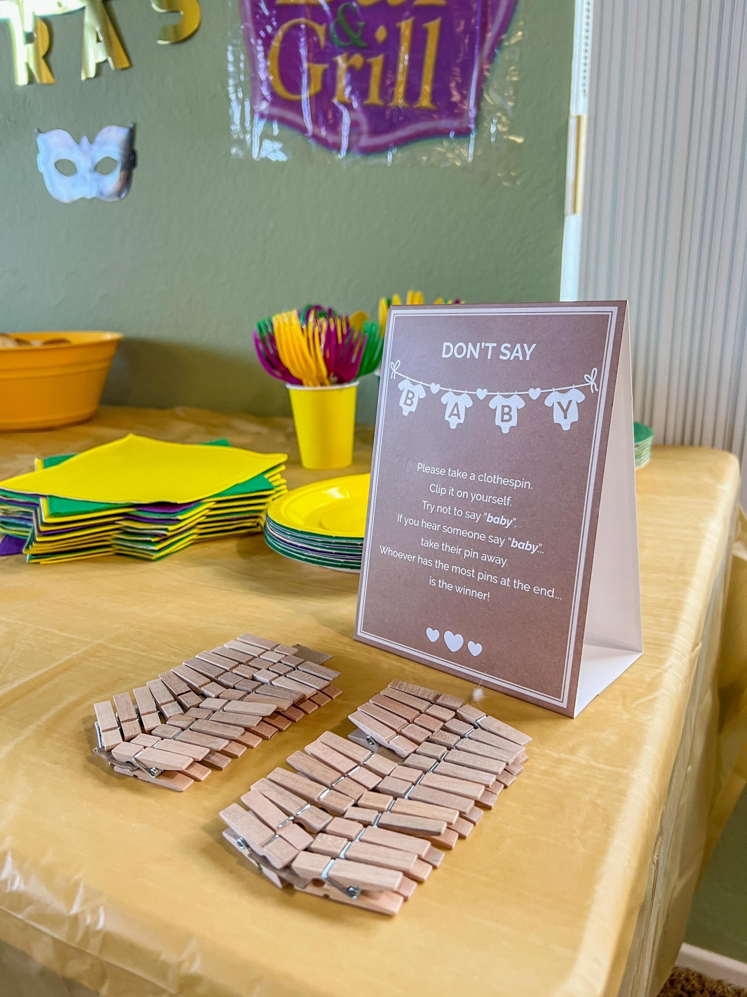 Baby shower game from Amazon | Clothespin game | Don’t Say Baby | easy way to keep guests entertained without disrupting the party!

#LTKBaby #LTKBump #LTKParties