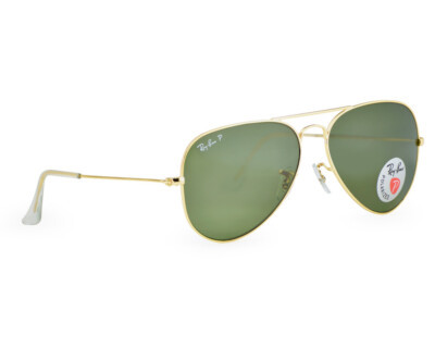 Ray-Ban Sunglasses RB3025 Aviator Classic 58mm Gold Frame Polarized Green Lens  | eBay | eBay US