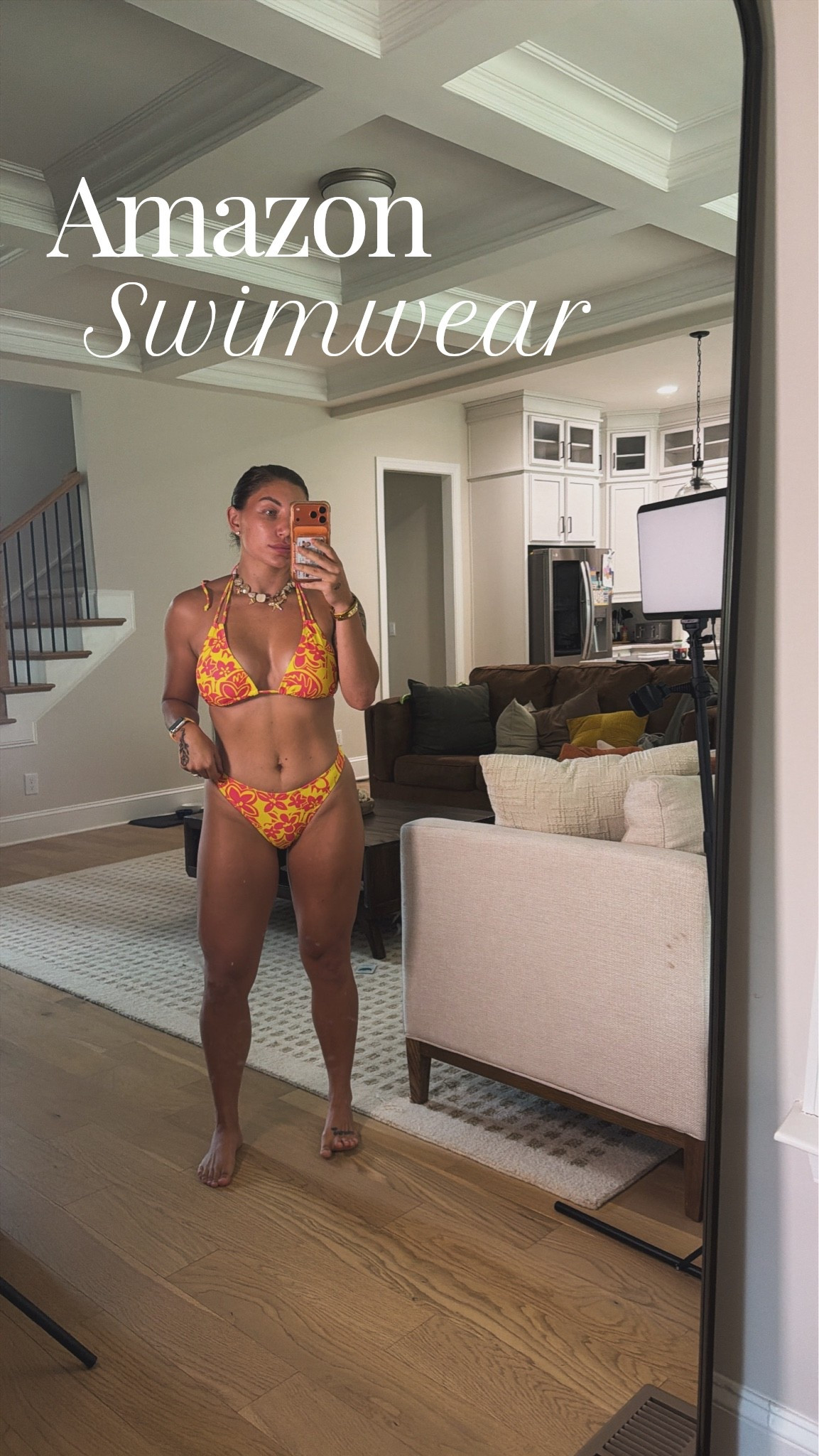 Amazon coming through with the cute swimwear this summer! ✨💕 

I bought a size medium and I am 5’2” 140lbs.

#LTKSeasonal #LTKvlog #LTKPetite