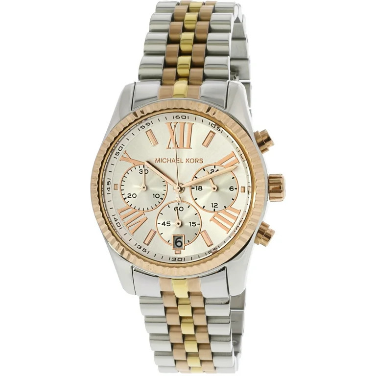 Women's Lexington MK5735 White Stainless-Steel Quartz Fashion Watch | Walmart (US)