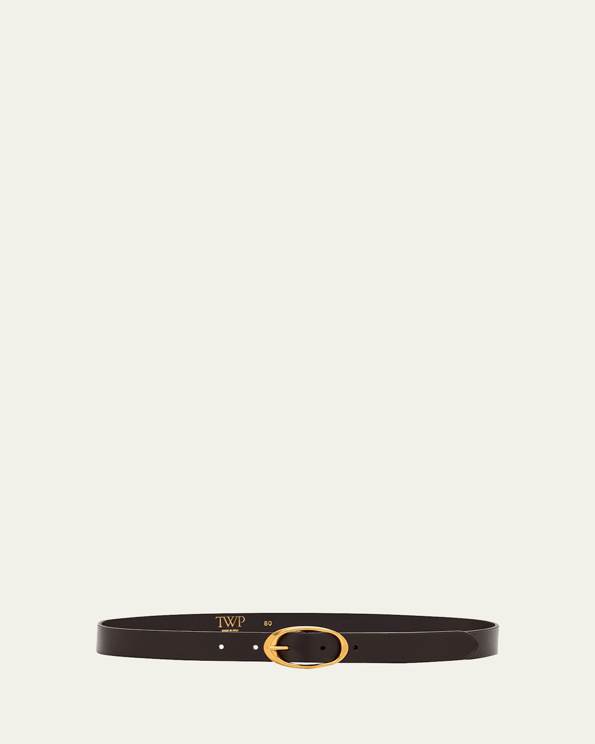 Narrow Leather Belt | Bergdorf Goodman