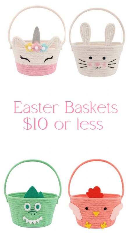 These adorable Easter baskets will last for years to come! 

#LTKfamily #LTKSeasonal #LTKkids