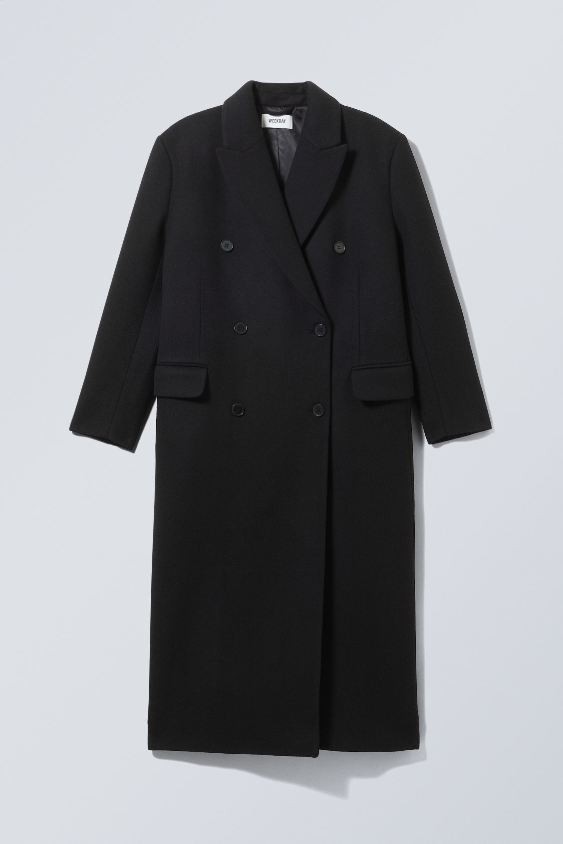 Alex Oversized Wool Blend Coat | Weekday