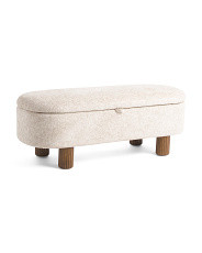 50in Upholstered Wood Leg Bench | Marshalls
