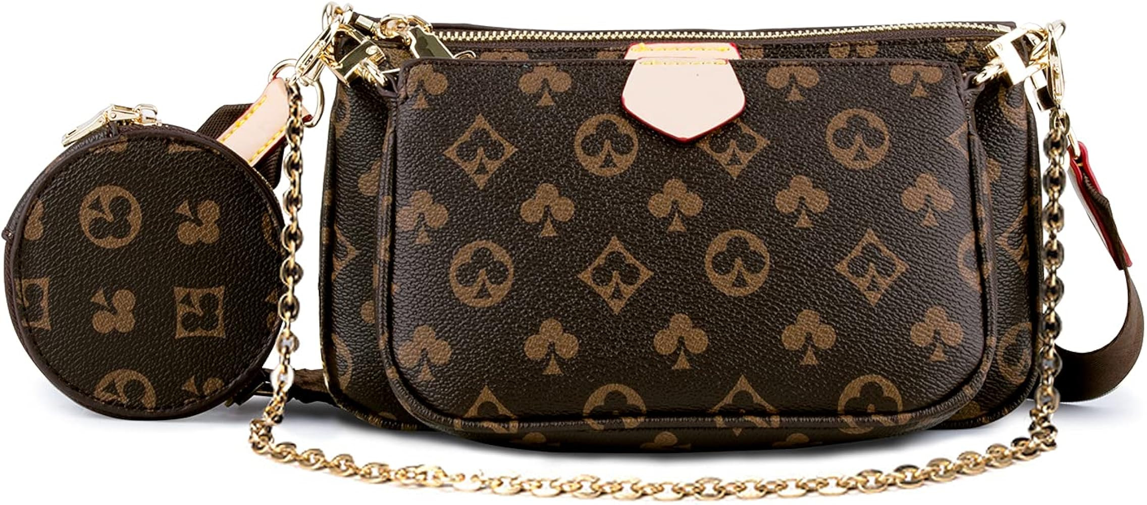 Crossbody Bags for Women WOQED Shoulder Handbags with Small Coin Purse Including 3 Size bags | Amazon (US)