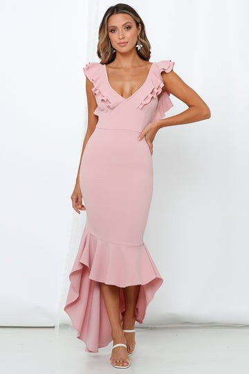 The Hills Maxi Dress Blush | Hello Molly (AU)