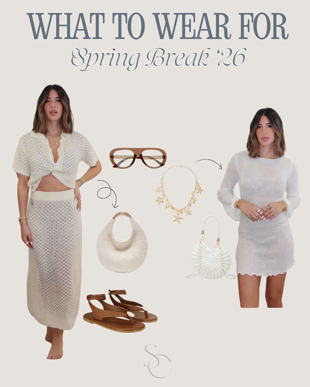 Lightweight knits, breezy textures, and neutral accessories for an effortless vacation look. 

Shop the outfits and accessories on my LTK ✨

#LTKTravel #LTKSeasonal
#SpringBreakStyle #VacationOutfits
#BeachVacationStyle #ResortWear 

 #LTKSpringSale #LTKgrwm #LTKootd