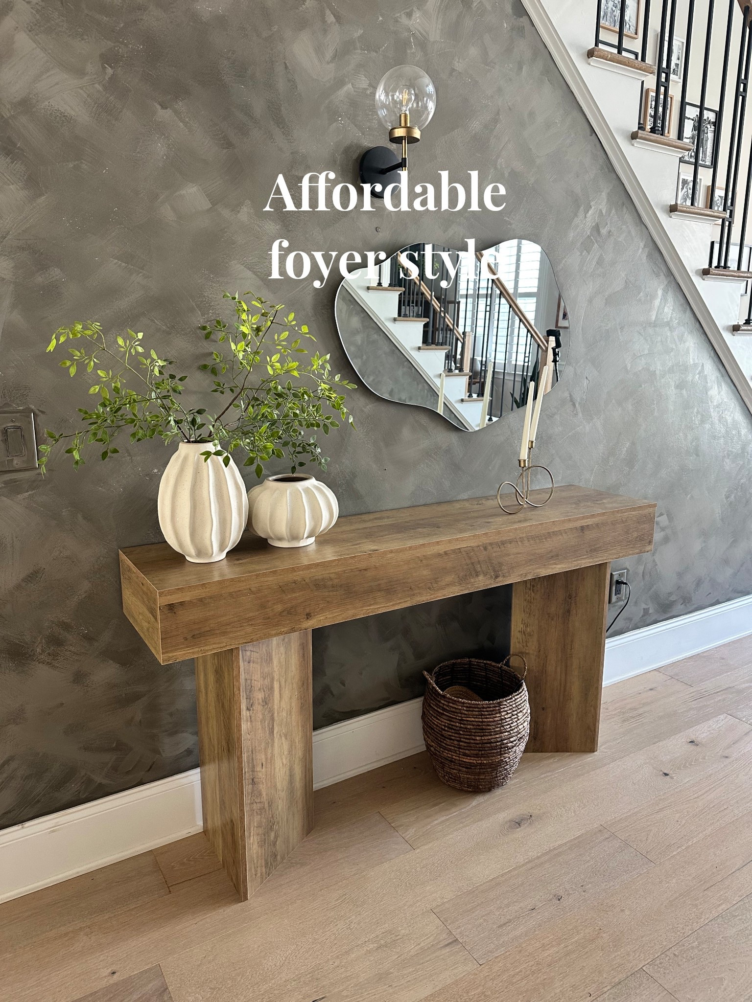 My entire foyer cost less than $400! Shopped the look here

#LTKHome