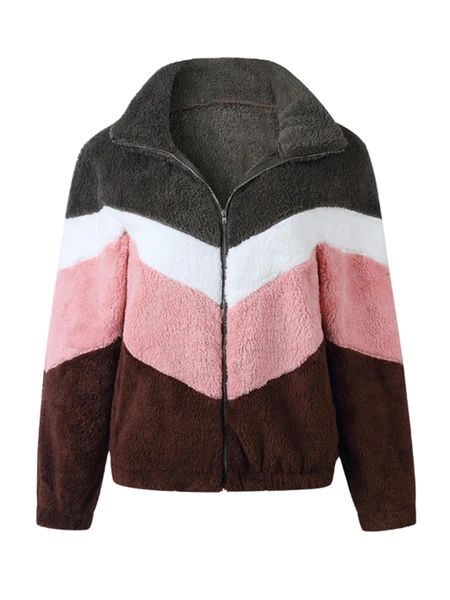'Chantelle' Faux Fur Zip-Up Front Jacket | Goodnight Macaroon