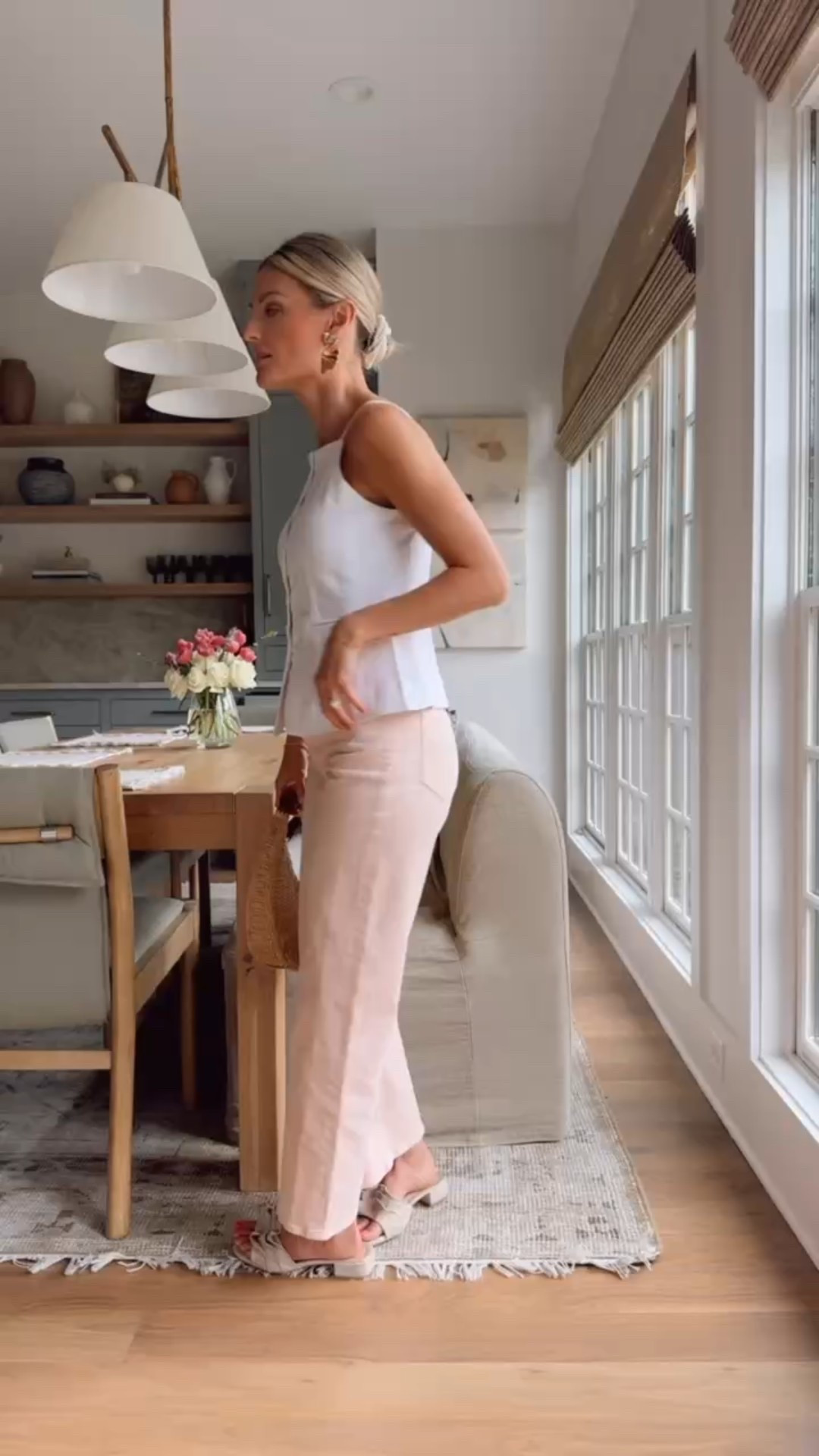 Loving this outfit for summer workwear or even a night out with your friends! 💕 wearing XS. 

Loverly Grey, Loft, summer workwear, summer outfit ideas, summer fashion, pink pants, white vest 

#LTKWorkwear #LTKSeasonal #LTKStyleTip