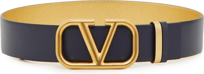 VLOGO Buckle Reversible Leather Belt | Nordstrom | Nordstrom