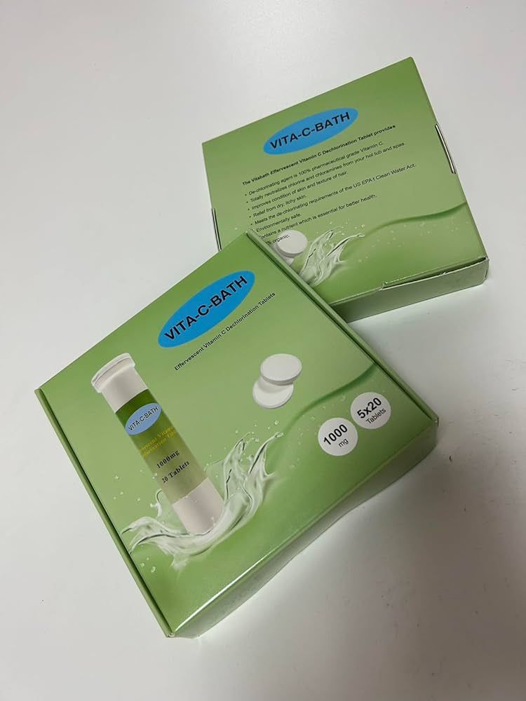 Vitabath Vita-c-bath Effervescent Vitamin C Dechlorination, 1000 mg, 100 Tablets | Amazon (US)