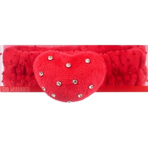 ABG Red Heart & Rhinestones Spa Headband | CVS Health