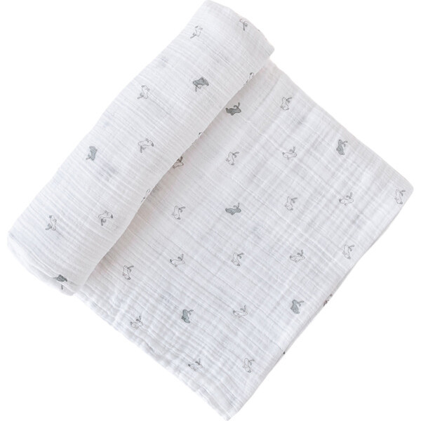 Hatchlings Bunny Swaddle, Blue | Maisonette