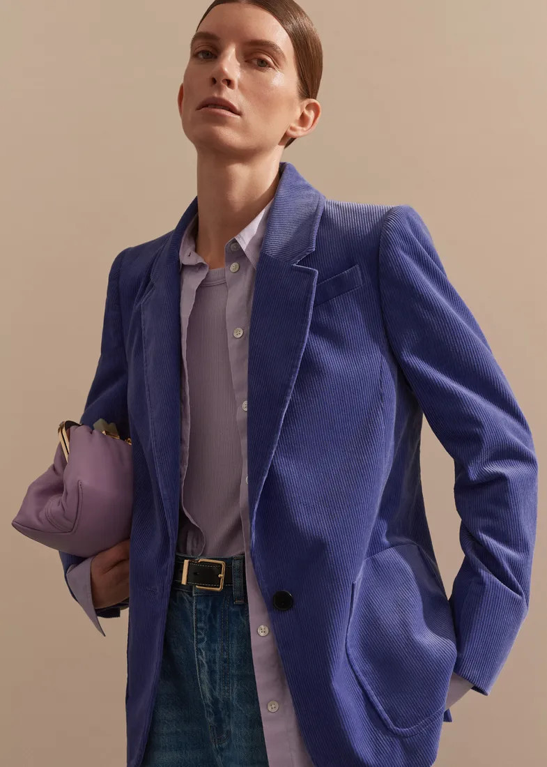 Corduroy Boyfriend Blazer | ME+EM Global (Excluding US)