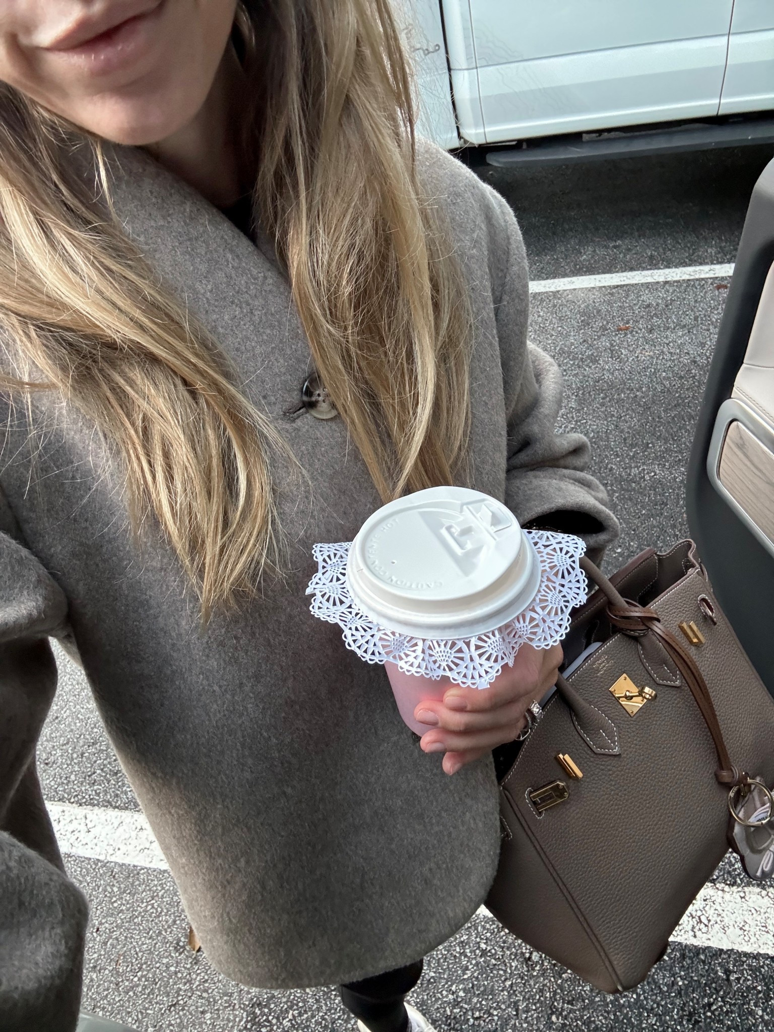 Pretty coffee! New lace this time ;) 

#LTKSeasonal #LTKStyleTip #LTKFindsUnder50