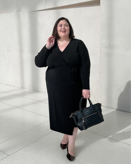 This black wrap dress is an absolute wardrobe staple. It’s a beautiful fabric and comes in sizes 00-40. Use code INFS-AMBAUTHEMMIE to save extra. 

#LTKplussize #LTKover40