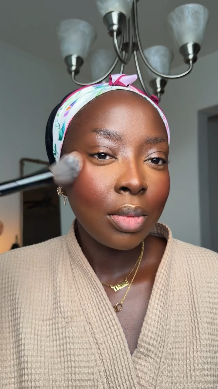 Worth from Rare Beauty looks so pretty on dark skin!