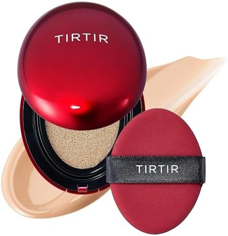 TIRTIR Mask Fit Red Cushion Foundation | Full coverage, Weightless, Skin fit, Satin Glow Finish, ... | Amazon (US)