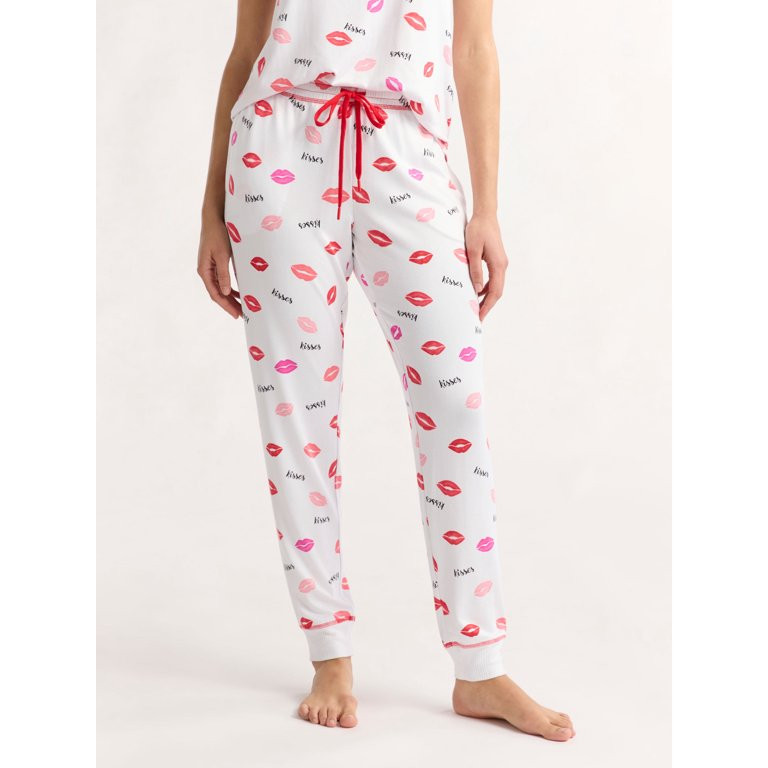 Joyspun Women's and Women’s Plus Hacci Knit Sleep Joggers, Sizes XS to 3X | Walmart (US)