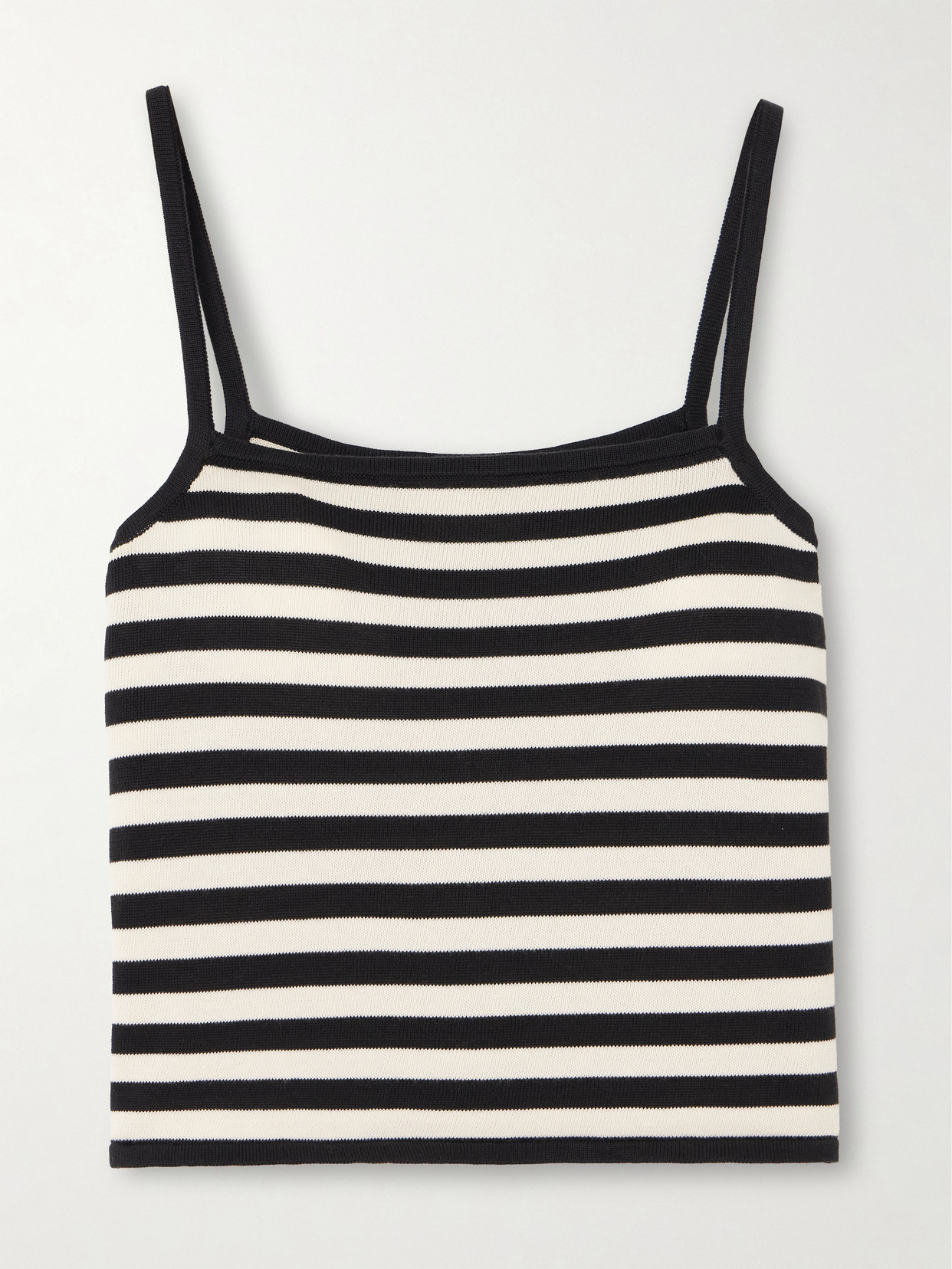 Posse - Darcy Striped Pima Cotton Tank - Multi | NET-A-PORTER (US)