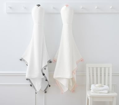 Tassel Organic Kid Hooded Towel | Pottery Barn Kids | Pottery Barn Kids