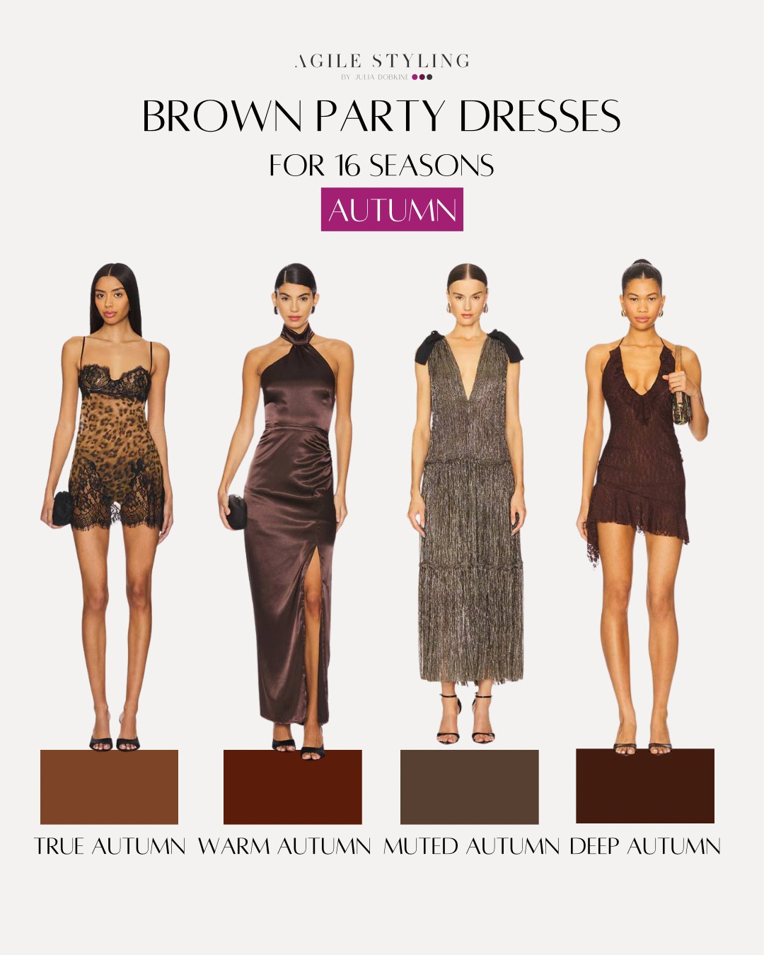 ✨ These brown dresses are perfect for the holidays and beyond — from cozy family dinners to festive nights out. Soft textures, flattering silhouettes, and rich seasonal tones mean they’ll look intentional on every palette.

🎁 Whether you want classic elegance, modern chic, or something timelessly warm, there’s a brown dress here for every vibe and every occasion.

#LTKGiftGuide #LTKSeasonal #LTKHoliday