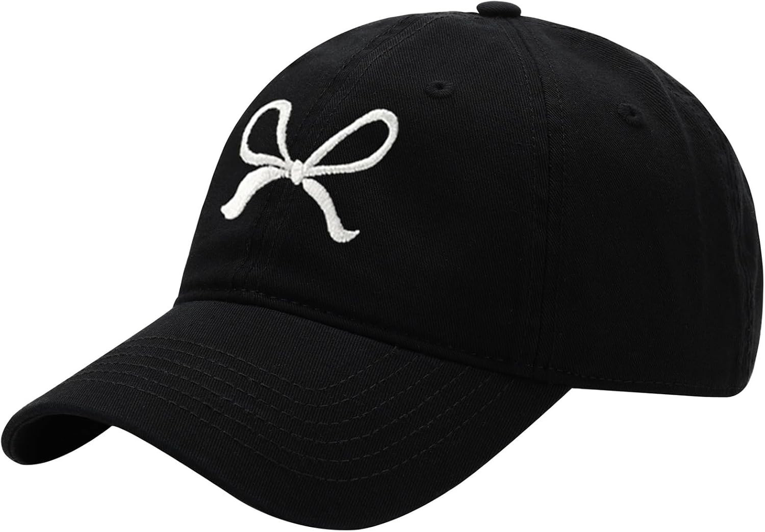 Women Bow Embroidery Baseball Cap Adjustable Outdoor Mom Sun Hat | Amazon (US)