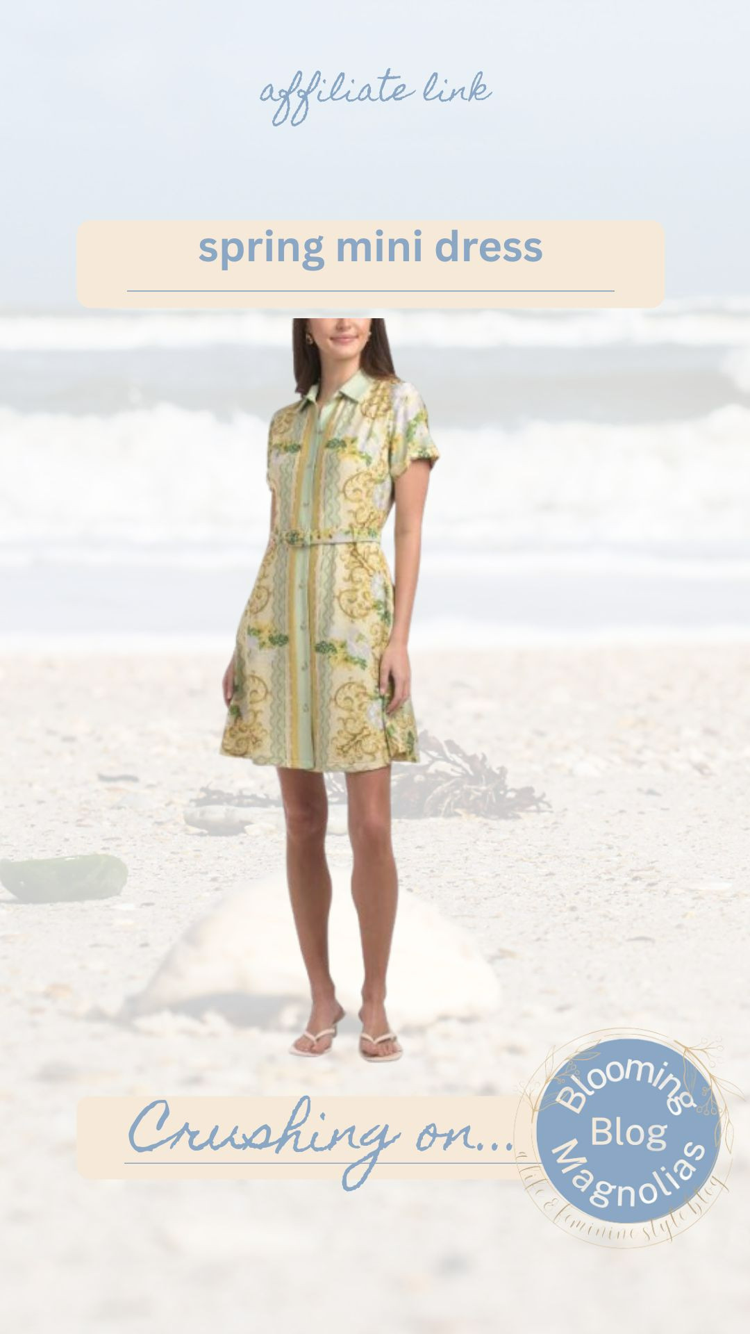 The perfect spring mini dress.  

 