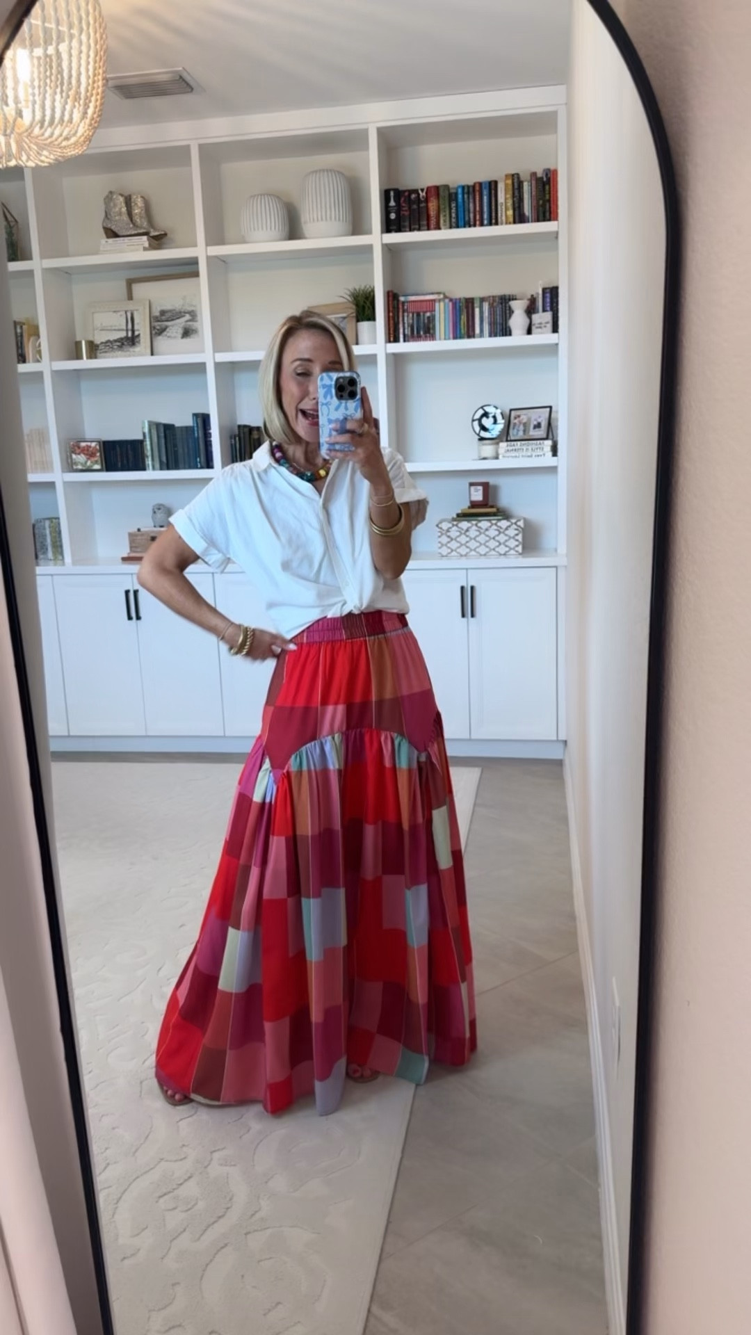 Amazon - unbox my latest orders. Multicolor Plaid Print Maxi Skirt - size small. * Camp Shirt w/ Short Sleeves - size XS. $19.98. 4 colors. 

 

#LTKOver40 #LTKSeasonal #LTKSaleAlert