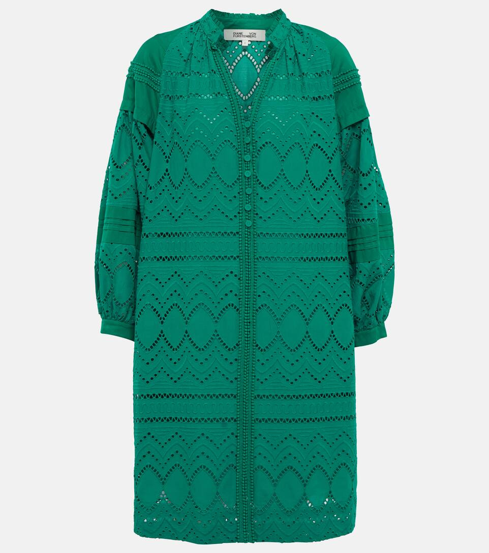 Nicolette broderie anglaise cotton minidress | Mytheresa (US/CA)