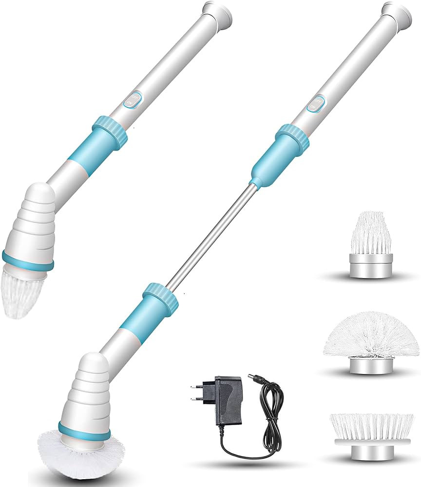 DNOSIM Electric Spin Scrubber, Cordless Shower Cleaning Brush, 360 Power Bathroom Scrubber with 3... | Amazon (US)