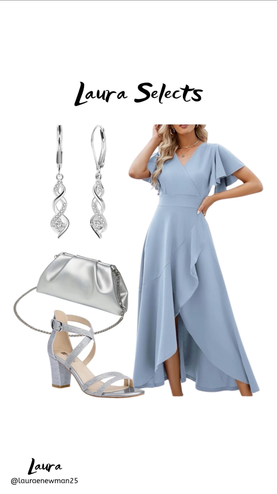 Amazon wedding guest look 🩵✨
High-low dress + silver heels + clutch — all affordable finds 🩵

Perfect for weddings, showers or summer events. Links are below. ✨

#weddingguestdress #springdress #ltkfashion #ltkstyle

#LTKWedding #LTKootd #LTKSeasonal