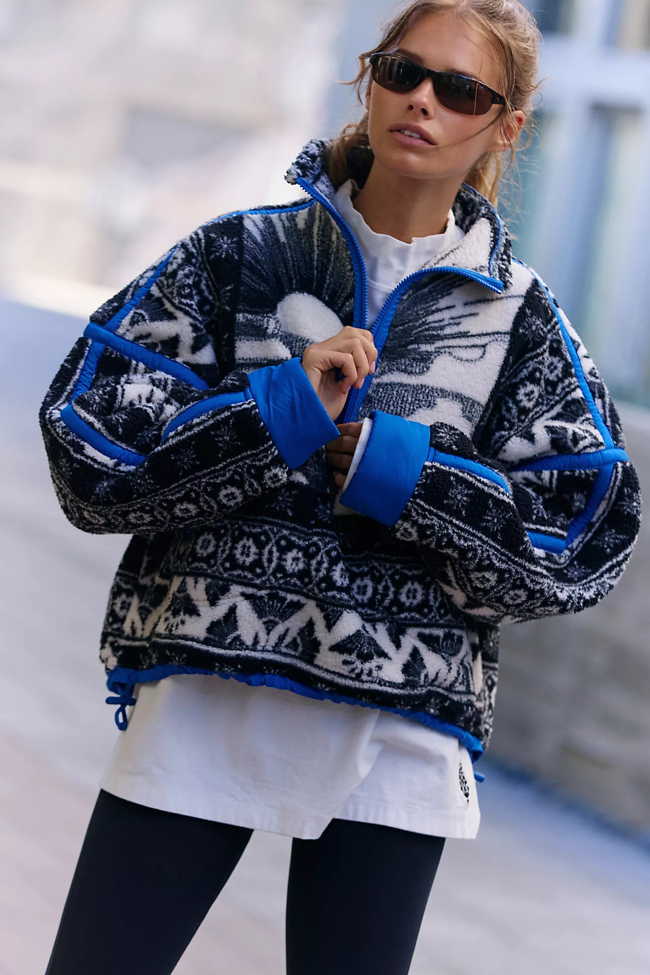 Mountain High Printed Half Zip Fleece | Free People (Global - UK&FR Excluded)