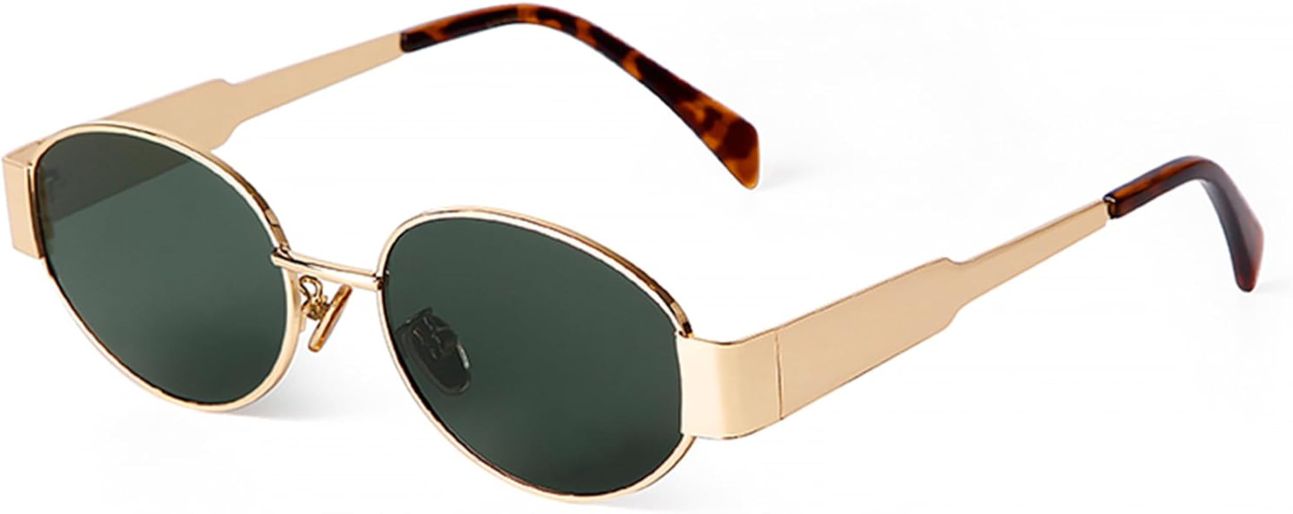 VIA LEECA Retro Sunglasses for Women Men, 90s UV400 Protection Sun Glasses Classic Shades | Amazon (US)