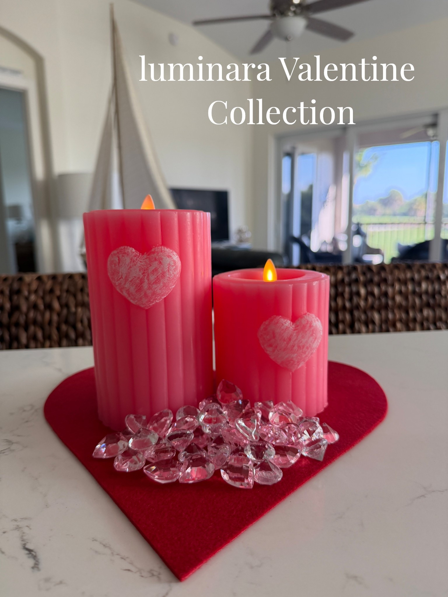 luminara flame less  valentine candles 
#valentinedecor 

#LTKSeasonal #LTKValentine