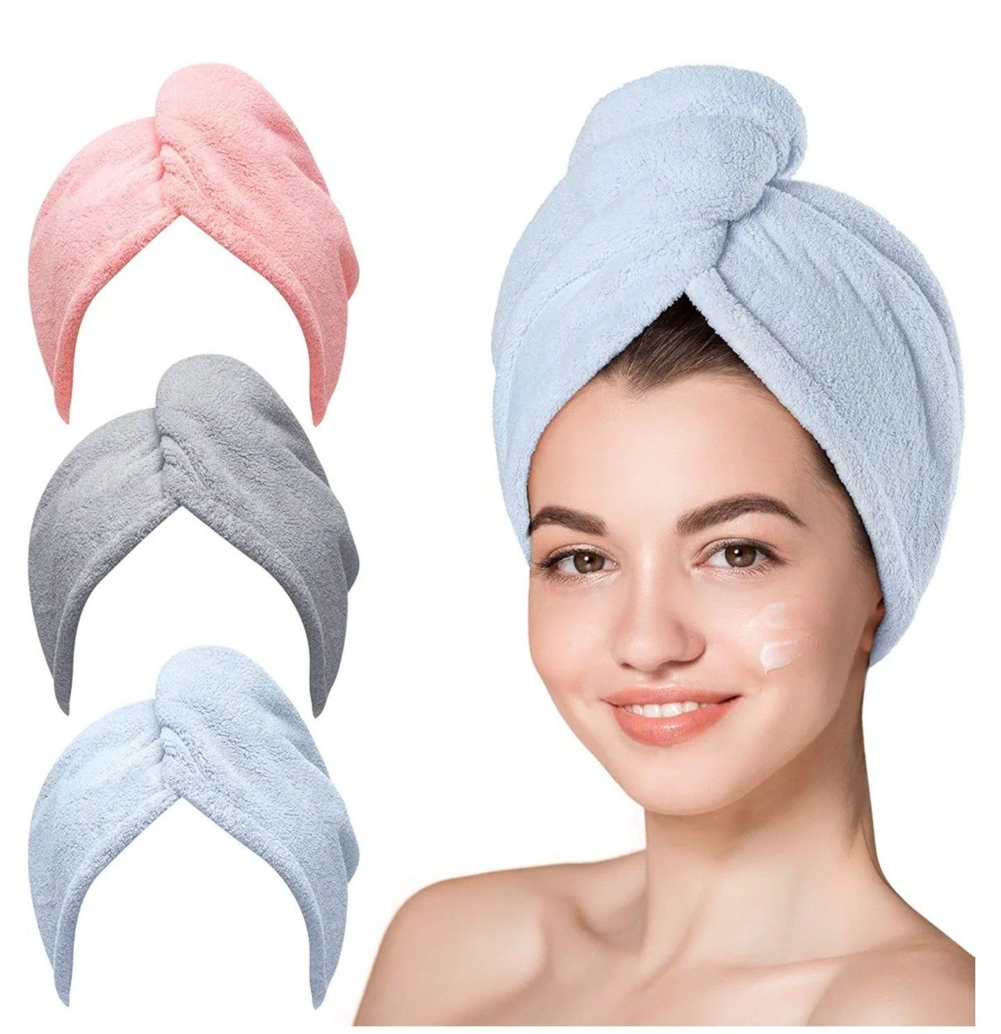 This is the towel wrap I use when taking a shower or drying my hair

#LTKBeauty #LTKU