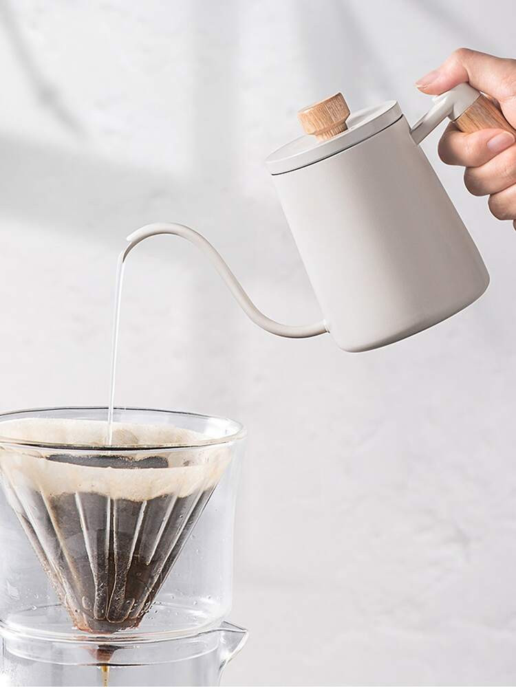 1pc 350ML Stainless Steel Coffee Pot, Minimalist Pot For Coffee | SHEIN