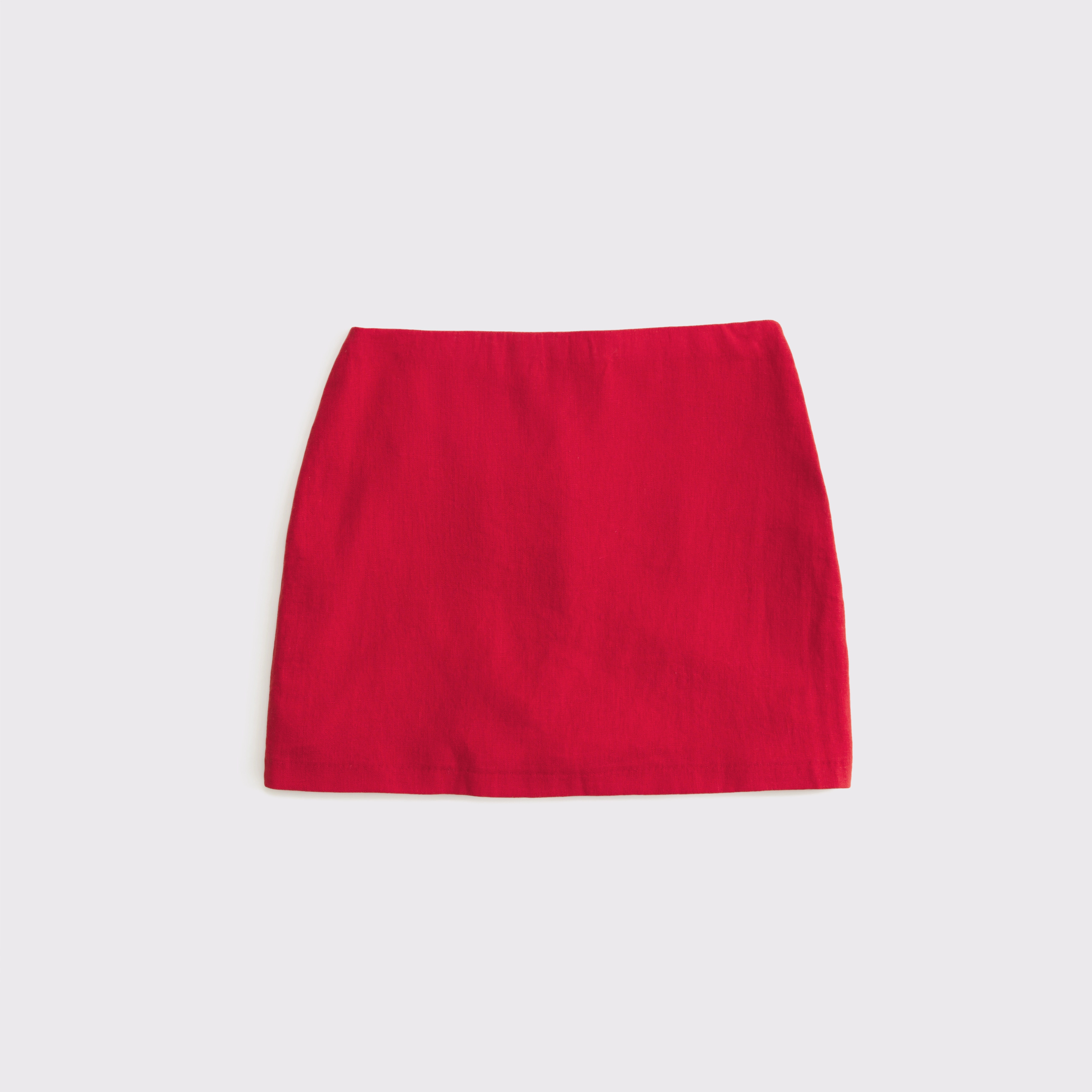 The A&F Scarlett Linen-Blend Mini Skort | Abercrombie & Fitch (US)