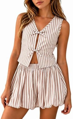 Kids Tween Girls Summer Street Wear Y2K Tank Tops Bubble Skirts Two Pieces Outfits,Size 7-13 Year... | Amazon (US)