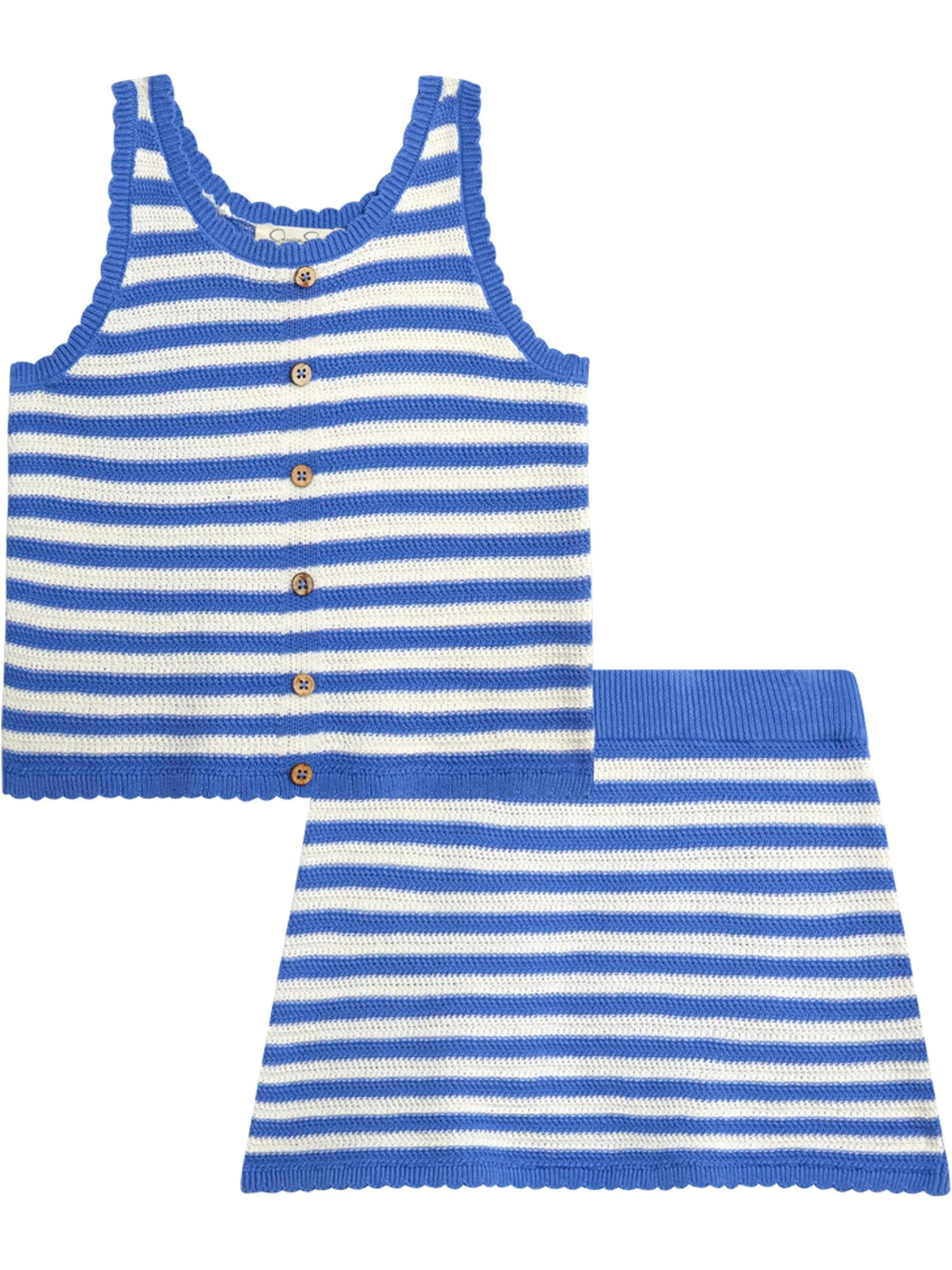 Jessica Simpson Little Girls' Crochet Skirt Set, Sizes 4-12 | Walmart (US)